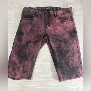 XXX RUDE 30 ✨ Mens skinny Acid Wash Shorts with pockets great condition